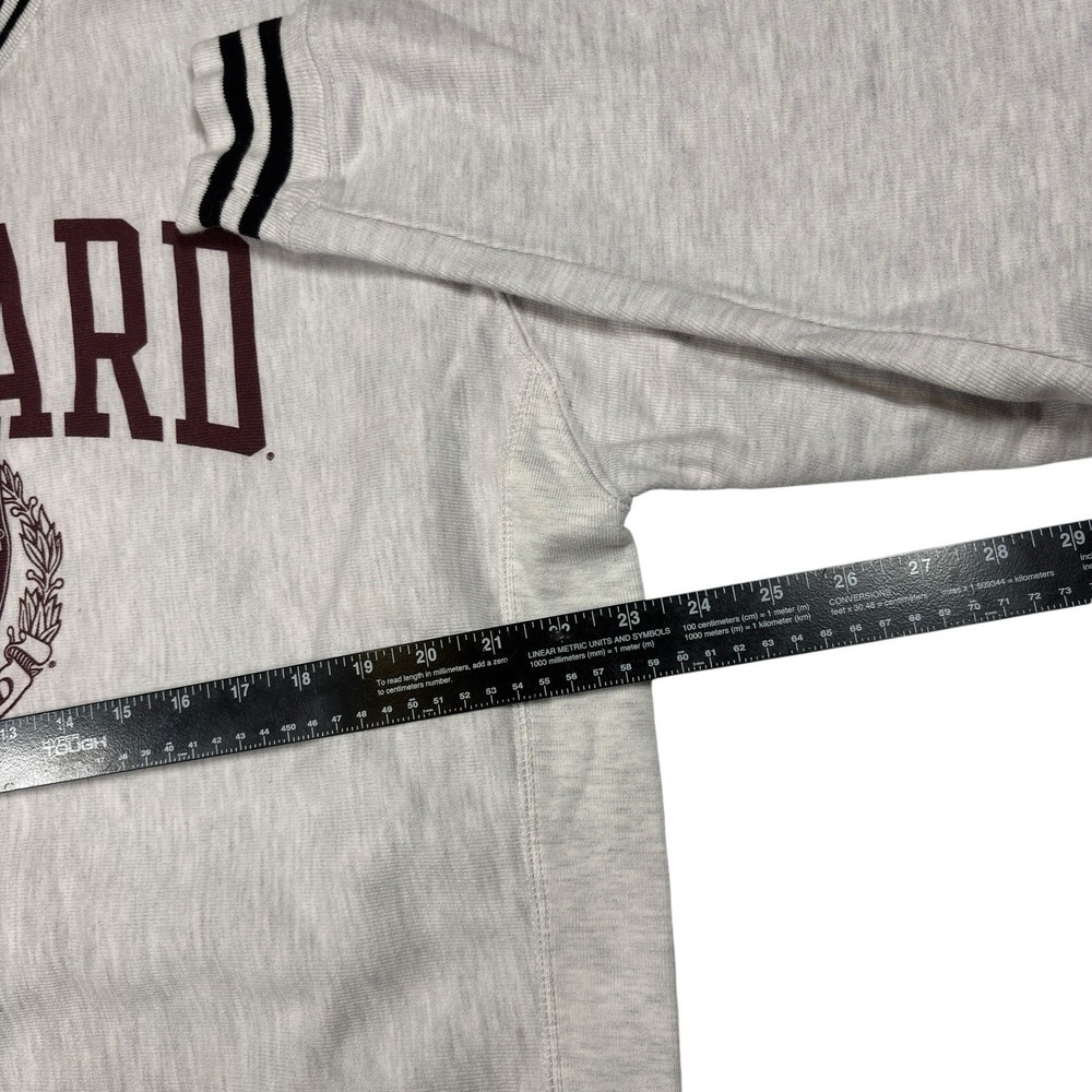 Champion Harvard Sweatshirt Mens L Gray Reverse Weave Crewneck Pullover Classic‎ - Picture 6 of 7